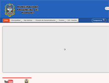 Tablet Screenshot of municaraz.gob.pe